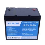 Batería recargable de 12,8 V 80 Ah Batería de iones de litio