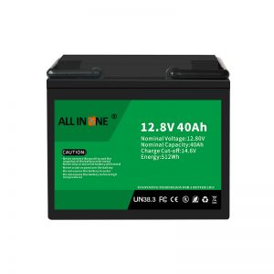Paquete de baterías de ión de litio LiFePO4 de 12,8V 40Ah de recambio 12V 40Ah