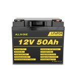Paquete de batería Lifepo4 recargable de 12V 50Ah para ciclo eléctrico