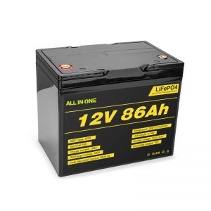 Lifepo4 12v 85ah batería recargable de ión de litio solar ciclo profundo