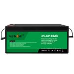 Batería LFP de seguridade de 25,6V 80Ah / longa vida para caravana / caravana / UPS / carro de golf 24V 80Ah