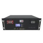 6000 ciclos 48V 100Ah 5Kwh RS48 LiFePo4 batería solar con gabinete 5U