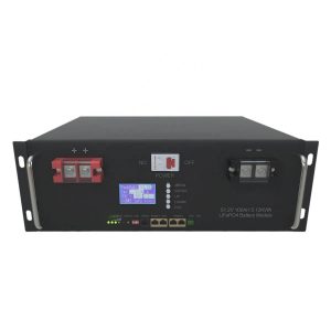 6000 ciclos 48V 100Ah 5Kwh RS48 LiFePo4 batería solar con gabinete 5U