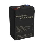Batería de litio LiFePO4 de ciclo profundo barato 6V 6Ah para sistemas de almacenamento de enerxía solar
