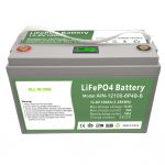 Batería LiFePO4 ALL IN ONE de ciclo profundo 12V100Ah con BMS intelixente para almacenamento de enerxía doméstico