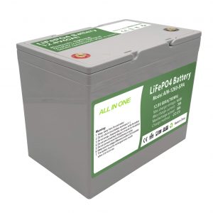 Batería de ciclo profundo de batería de fosfato de litio 50ah 12v para almacenamento de enerxía doméstica