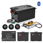 Sistema basado en la nube BMS de grado automotriz 105Ah 36V 48V 72V Batería de litio para carro de golf